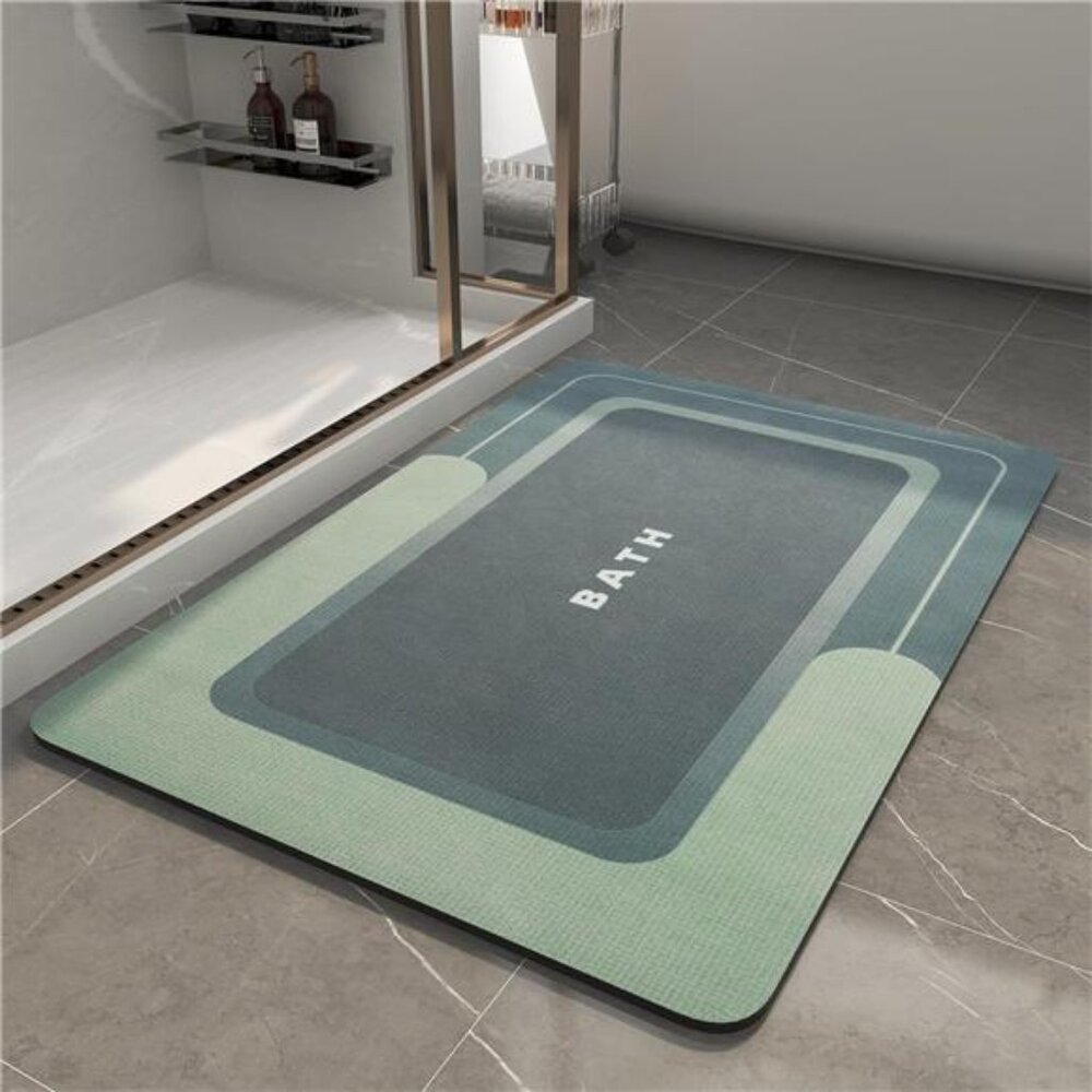 New-Bath Mat-Bath Rug Non Slip Super Absorbent Stain Resistant Quick Dry